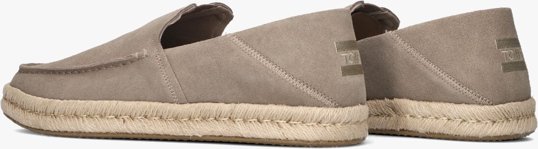 TOMS taupe toms loafers alonso loafer rope