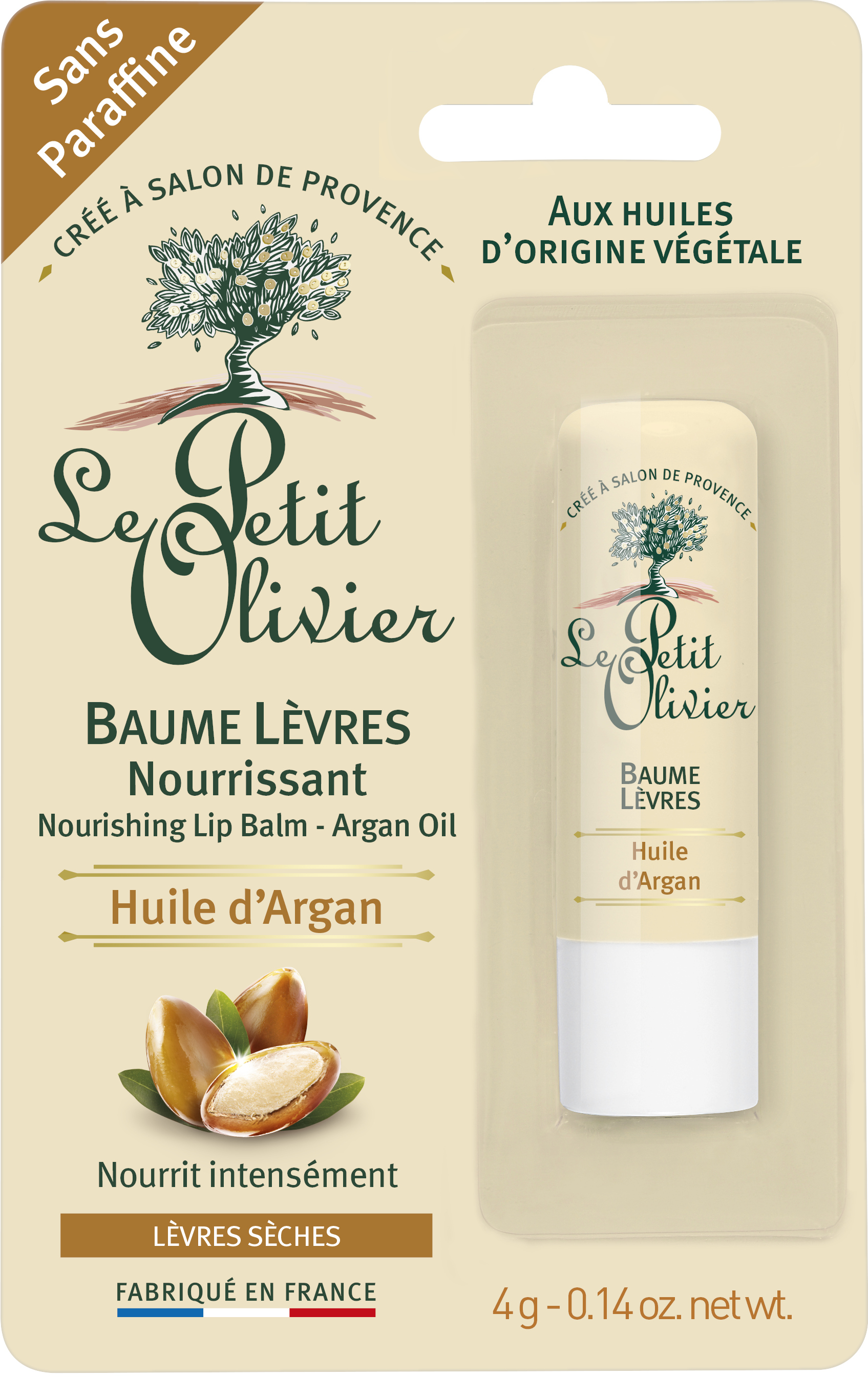 LE PETIT OLIVIER Lippenbalsam Arganöl 4 g