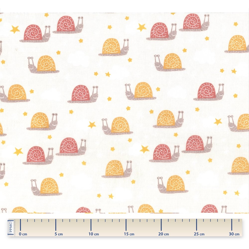 Coupon Tissu 1 M Le Bal Des Escargots Ex1084