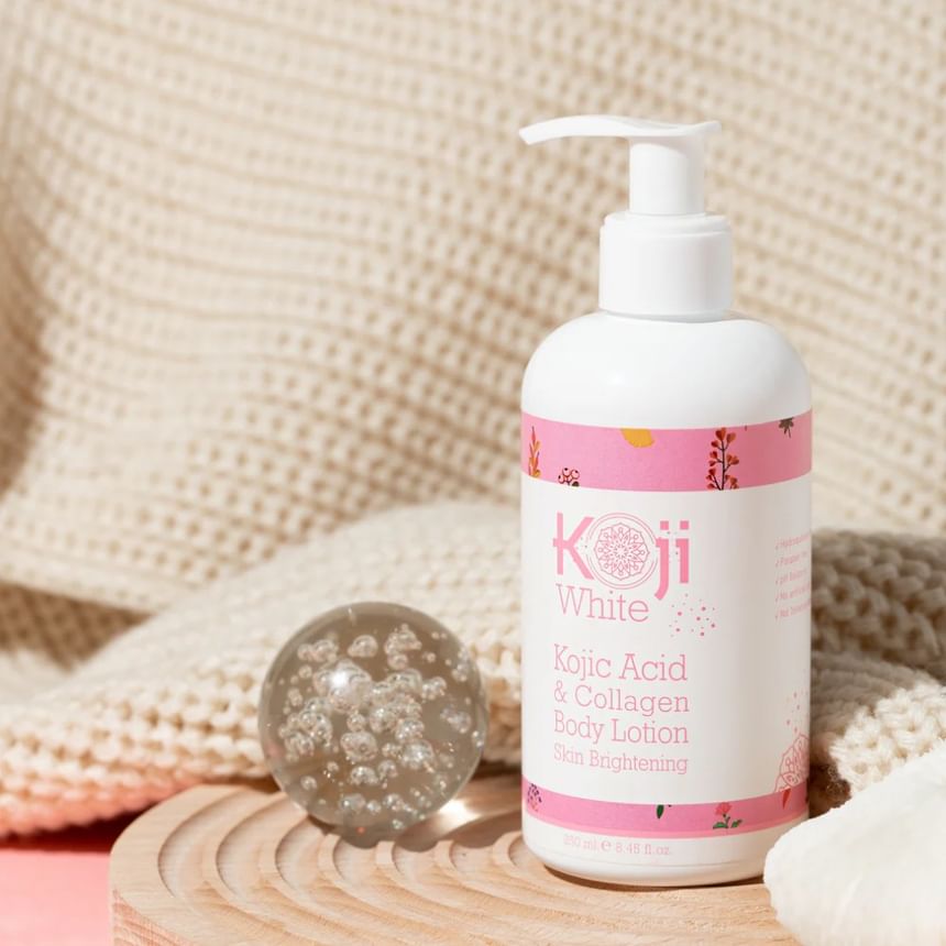 Koji White - Kojiczuur & Collageen Huidverhelderende Bodylotion