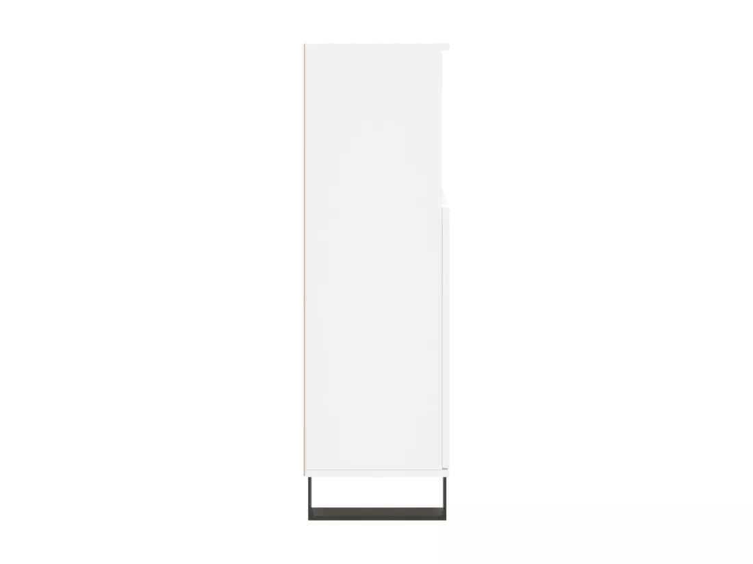 Armoire de salle de bain blanc 30x30x100 cm bois d'ingénierie