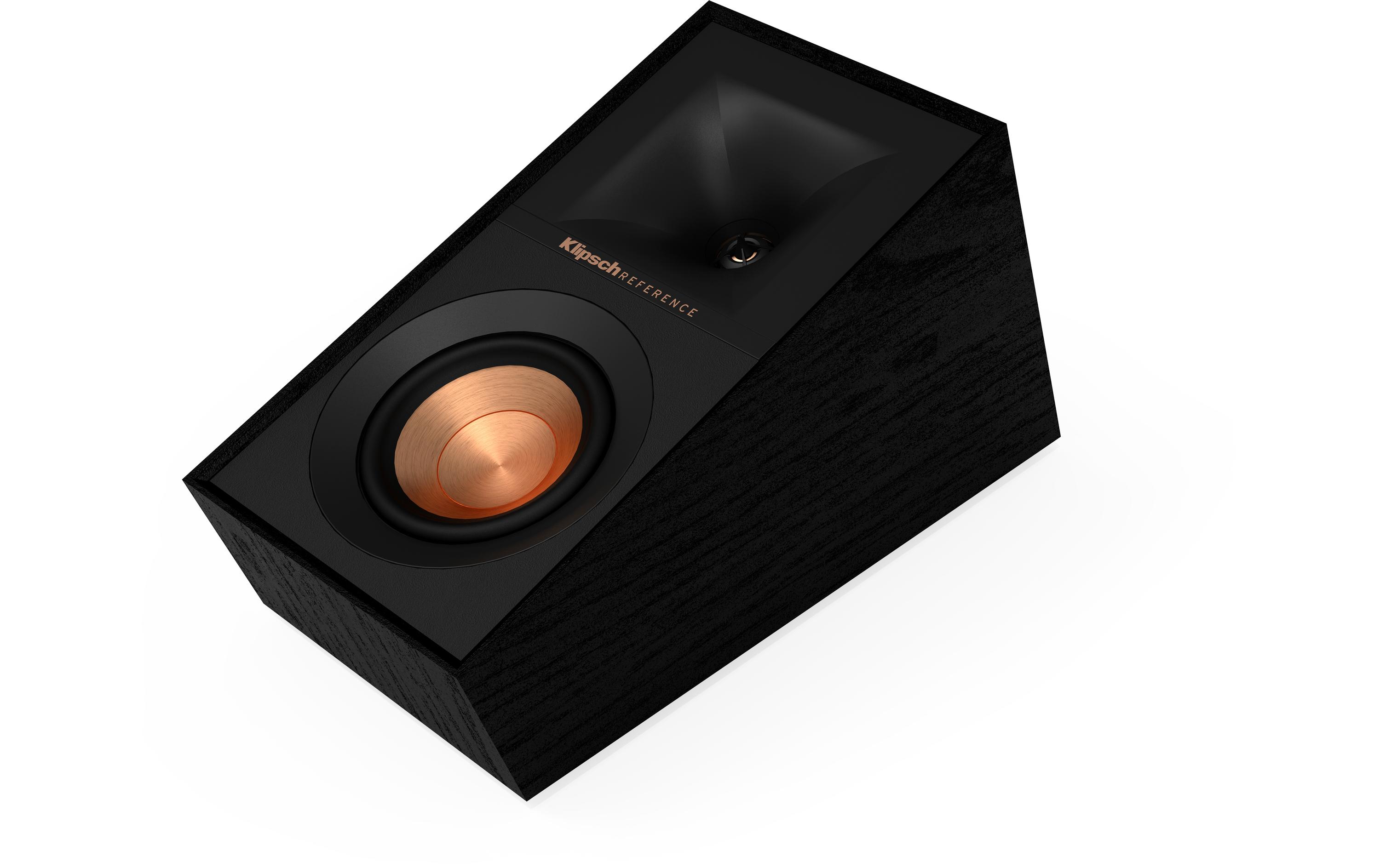 DolbyAtmos Regallautsprecher Paar R-40SA – Schwarz<br>«Dolby Atmos»-Surround-Sound-Lautsprecher für einen immersiven Klang