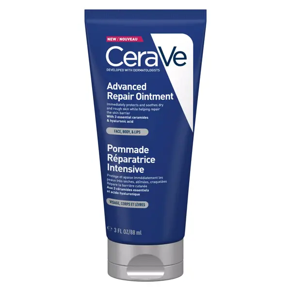Pomada CeraVe Reparação Intensiva para Rosto e Corpo, Pele Muito Seca, 88ml