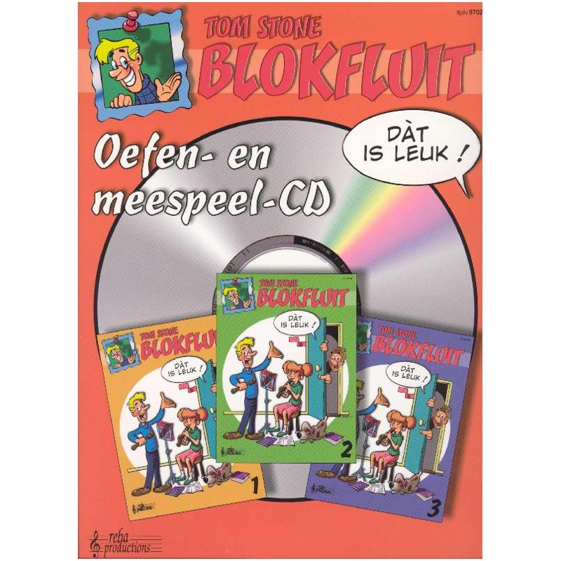 Reba Productions Blokfluit Dat Is Leuk Oefen en Meespeel-CD