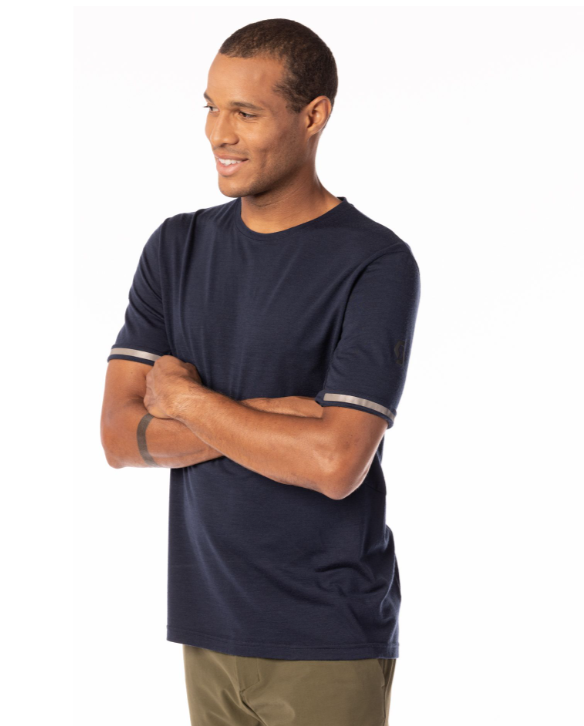 SCOTT Commuter Merino T-shirt, Mørkeblå