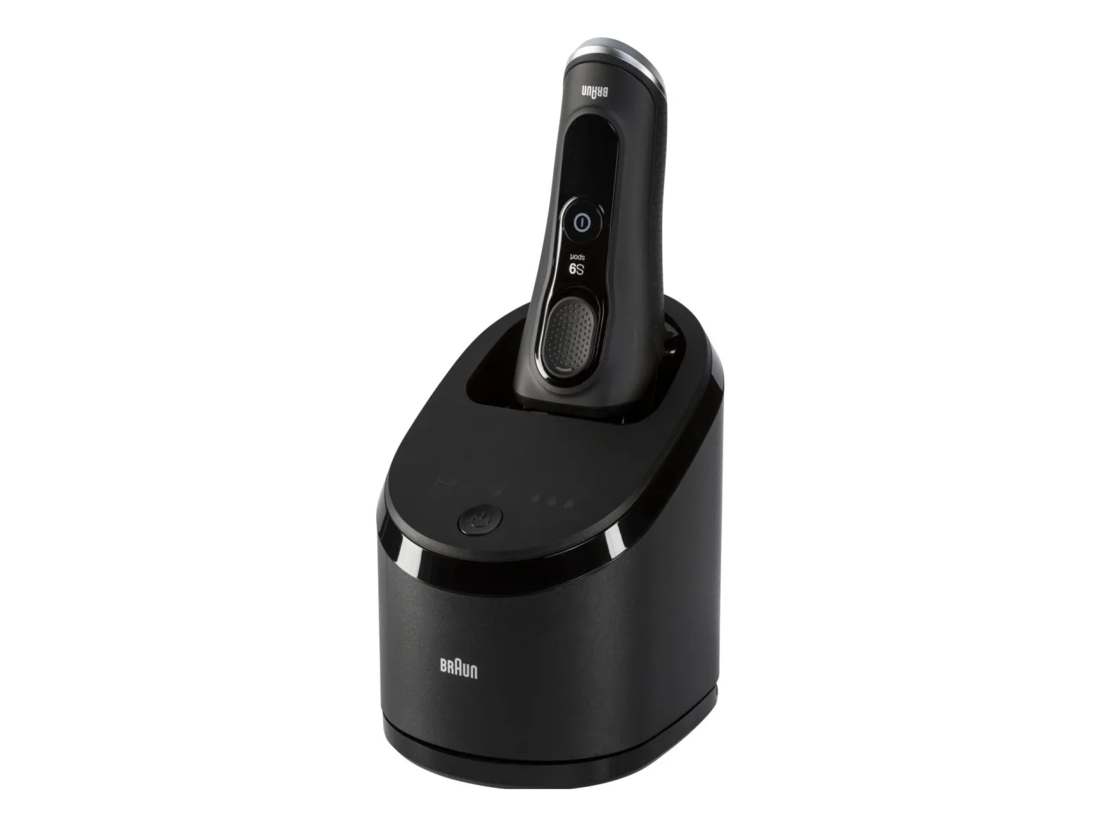 Braun Series 9 9352cc Sport, Folie shaver, Sort, Grå, Active Quattro Head, Knapper, Batteri, Lithium-Ion (Li-Ion)