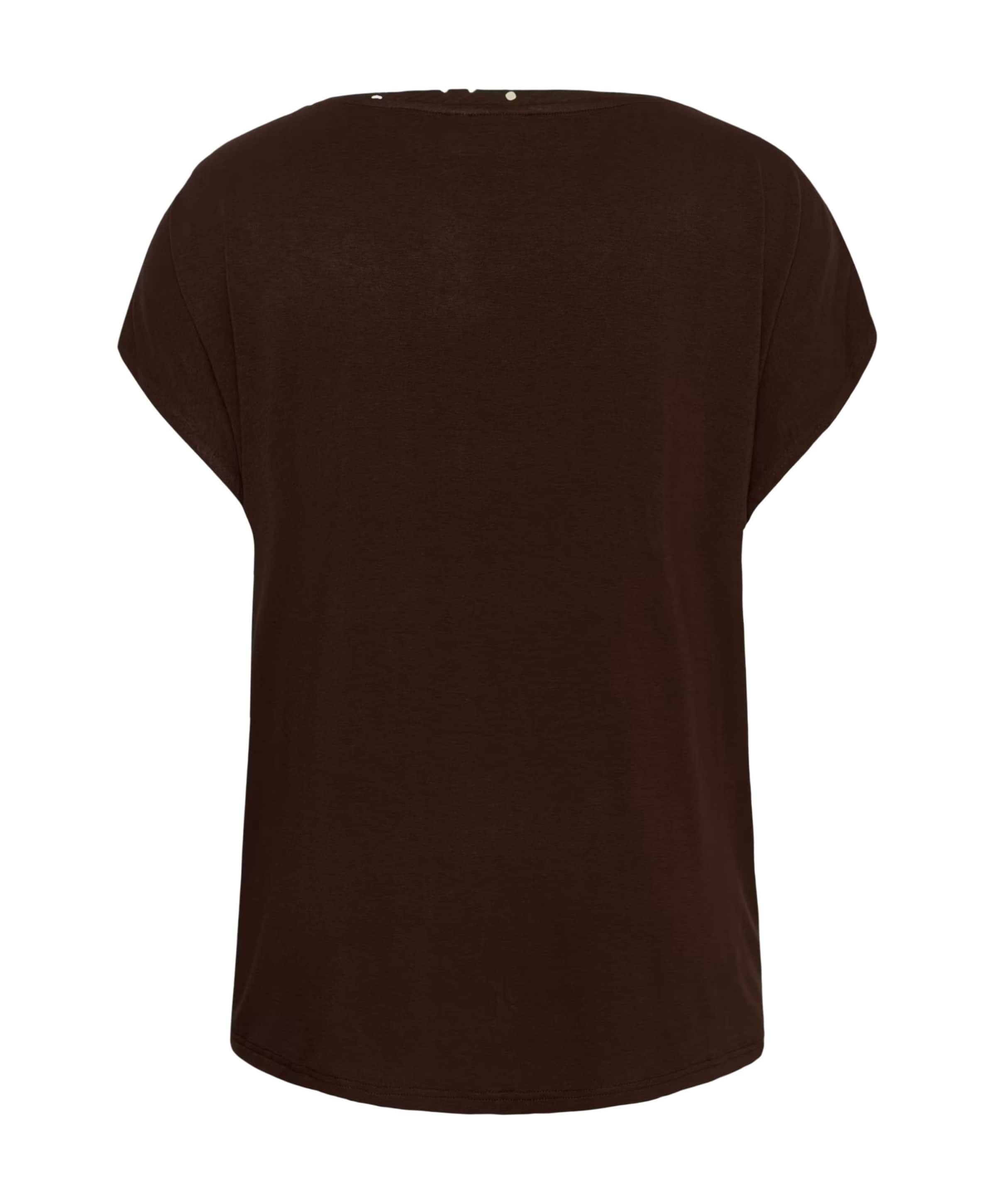 KAFFE Curve Dames blouse bruin