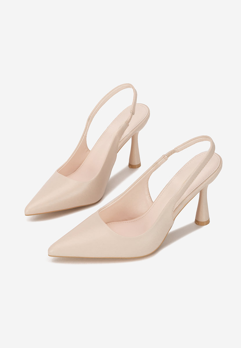 Chaussures slingback beige Foxara
