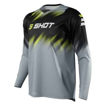 Maillot cross Shot DEVO VERSUS - GREY 2022 - Gris / Noir