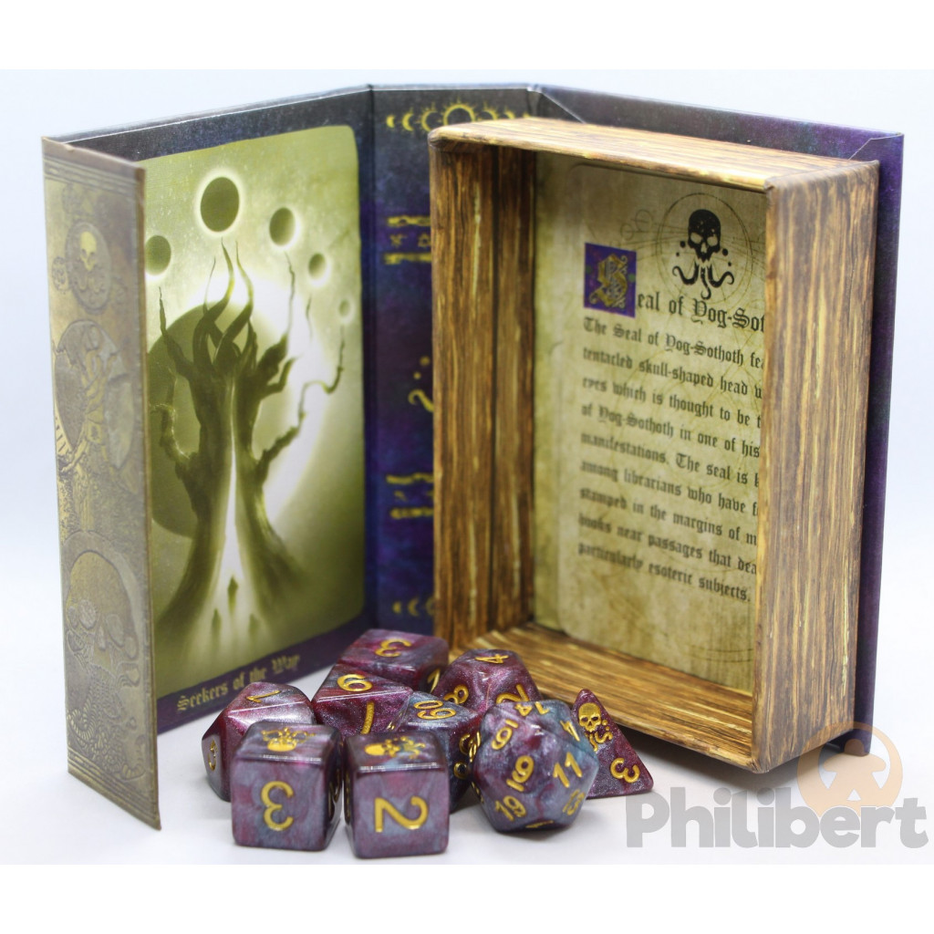 Set de 9 Dés JDR Elder Dice: Seal of Yog-Sothoth (Nebula)