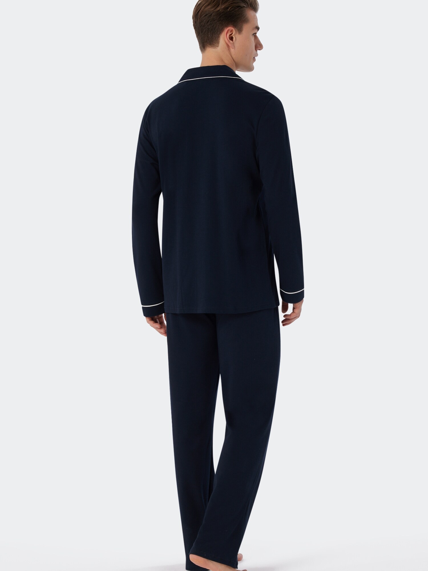 Schiesser Herren Pyjama Fine Interlock