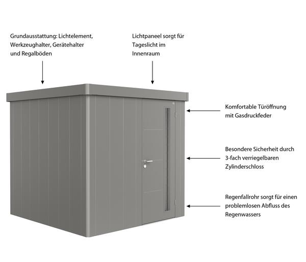 Biohort Gerätehaus Neo 2B, ca. B236/H222/T236