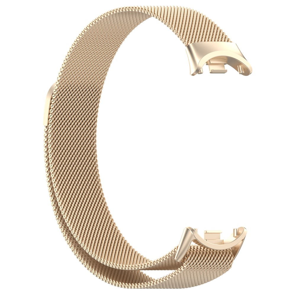 Xiaomi Smart Band 8 / 9 Edelstahl Milanaise Armband mit Magnetverschluss (Gelenkumfang: 160-240mm) - Gold
