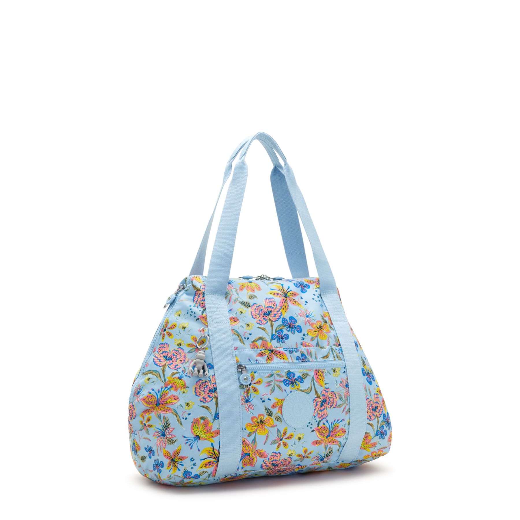 ART M Sac fourre-tout multi-usage taille moyenne avec manchon pour valise - Wild Flowers