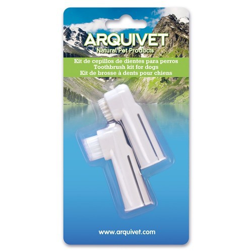 Kit de escovação de dentes para cães com aroma neutro