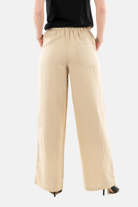 Pantalons only caro oxford tan