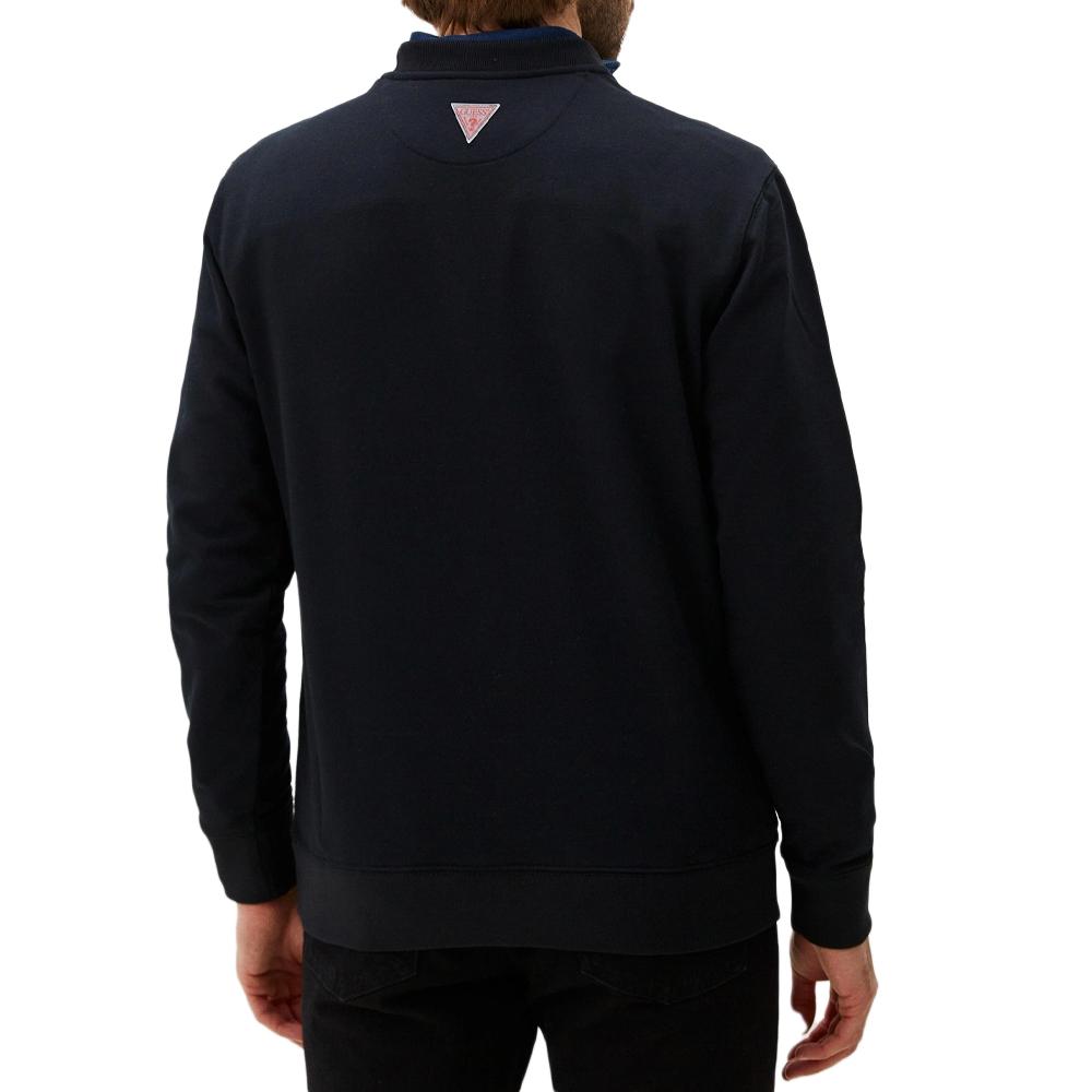Morgan Sweat Noir Homme GUESS Zubin