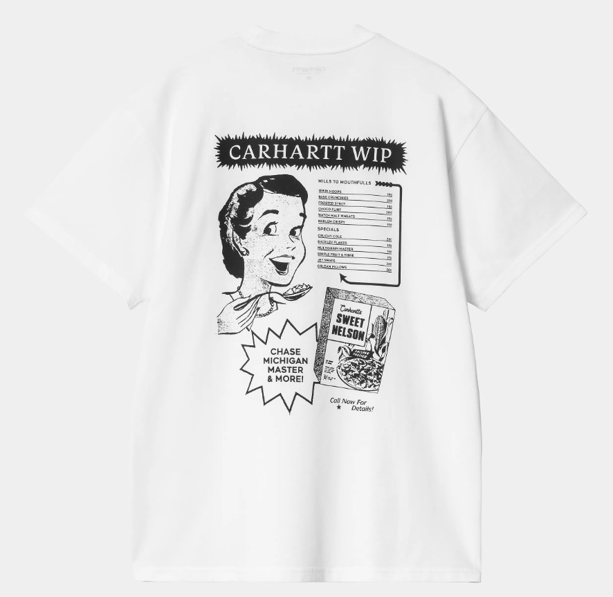 Carhartt WIP SS Catalogue T-Shirt White / Black
