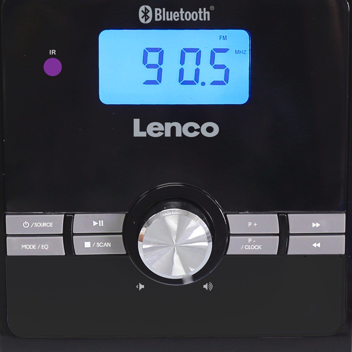 LENCO MC-030BK Mikro-Set mit CD/ MP3-Player