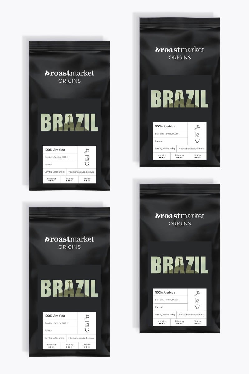 roastmarket ORIGINS BRAZIL Vorteilspaket 1kg