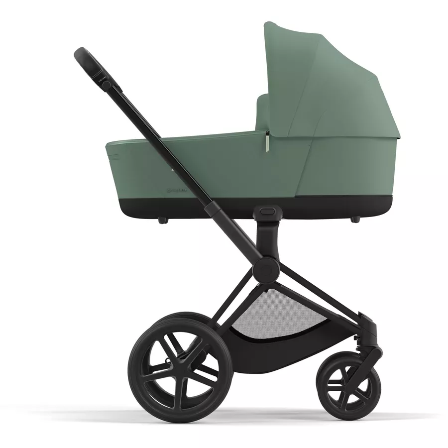 cybex PLATINUM Kombikinderwagen New Priam Priam Matt Black Leaf Green