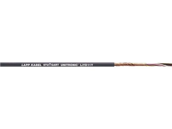 LAPP 33303/500 Datakabel UNITRONIC® LiYD11Y 3 x 0.25 mm² Sort 500 m