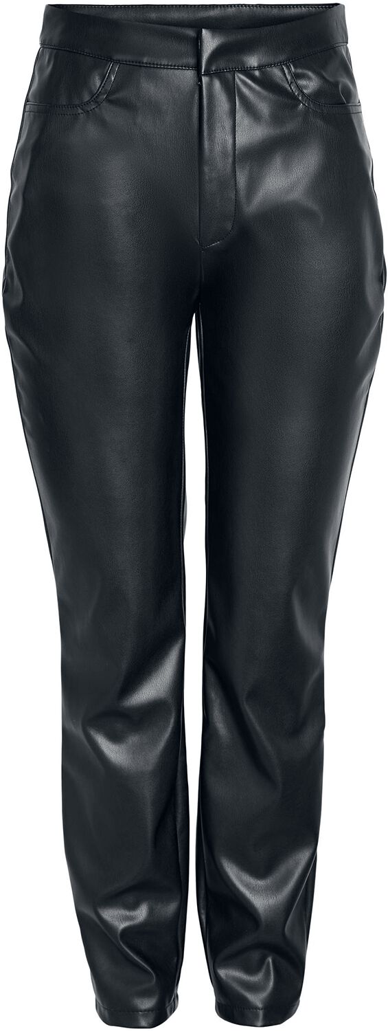 Andy Moni PU - Panta-Court Taille Haute | Noisy May Pantalon imitation cuir
