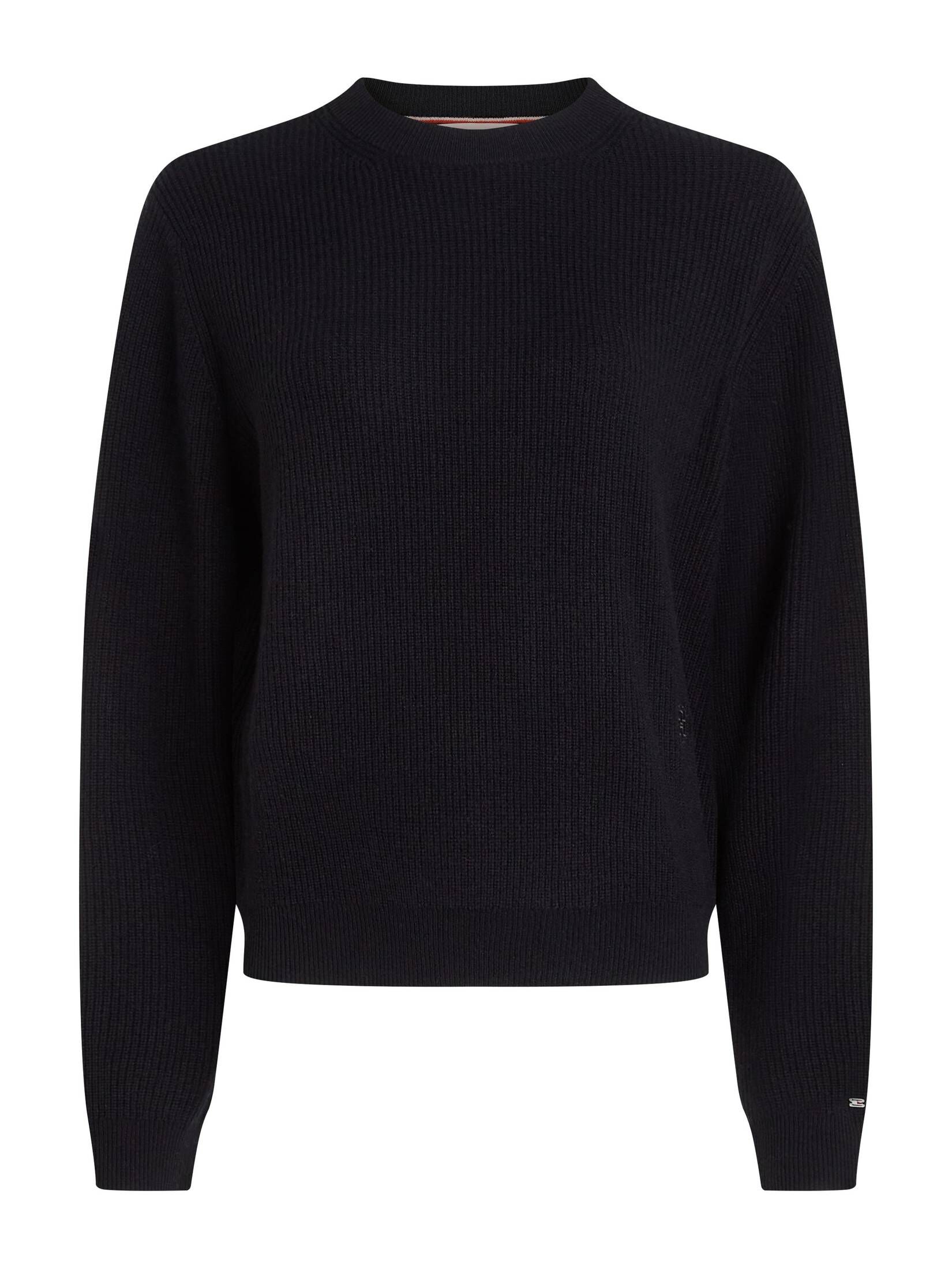 Tommy Hilfiger| Damen Strickpullover mit Kaschmir MD WOOL CASH C-NK SWEATER