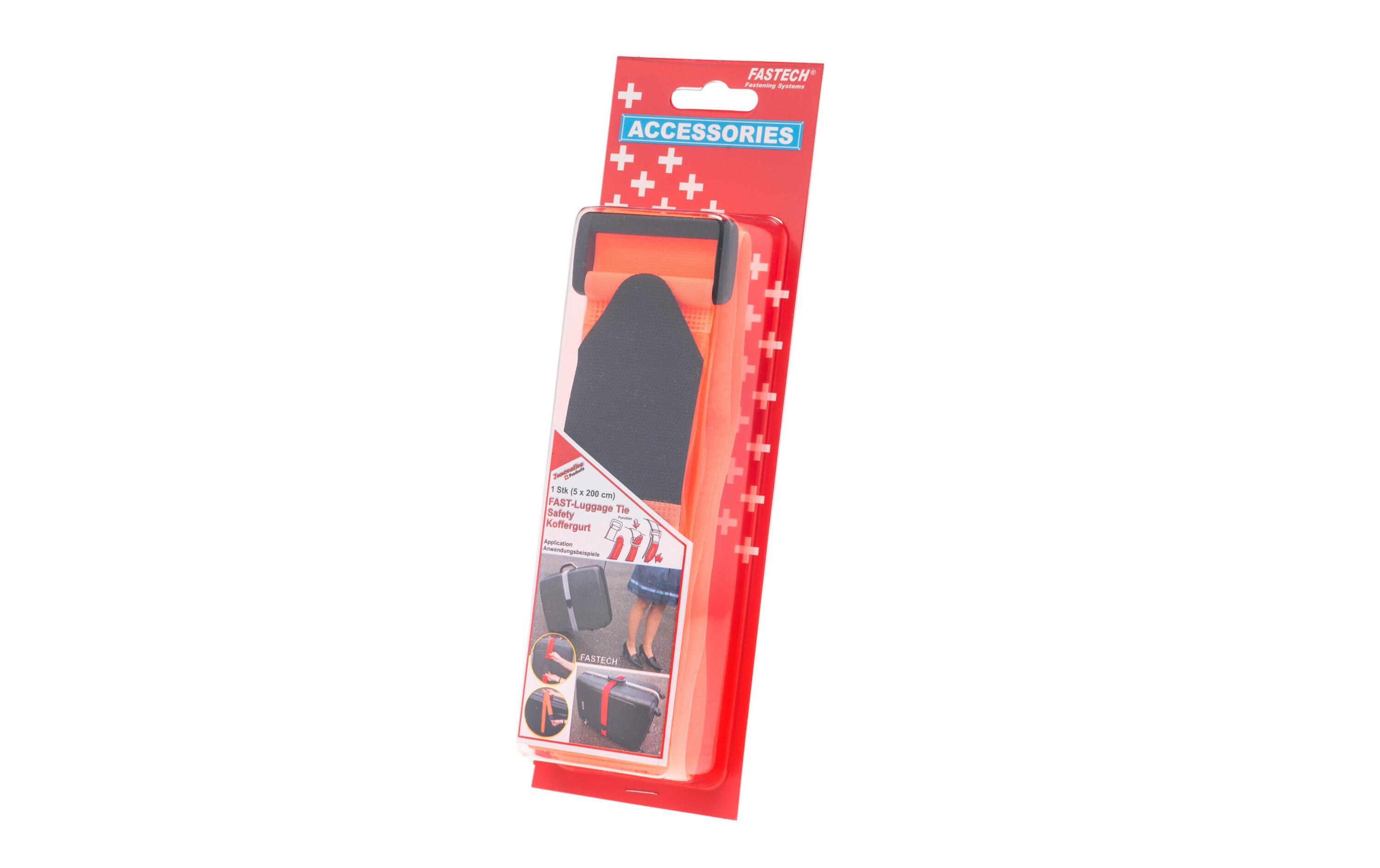 Schlaufenband Luggage Tie 50 mm x 2 m, OrangeSchlaufenband aus Kunststoff