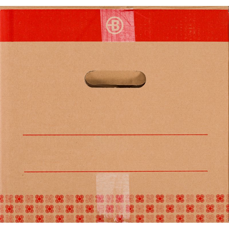 Caisse déménagement Bruneau kraft brun double cannelure L 55,5 x l 33 x H 30 cm