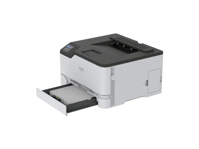 Ricoh C200W - Printer - farve - Duplex - laser - A4 - 2400 x 600 dpi - op til 24 spm (mono) / op til 24 spm (farve) - kapacitet: 250 ark - USB 2.0, LAN, Wi-Fi