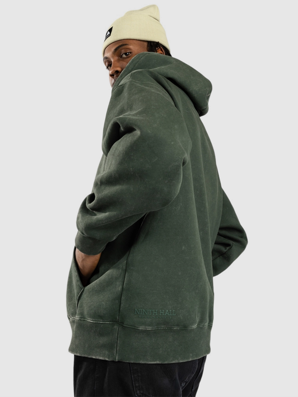 Ninth Hall Fundamental Hoodie green