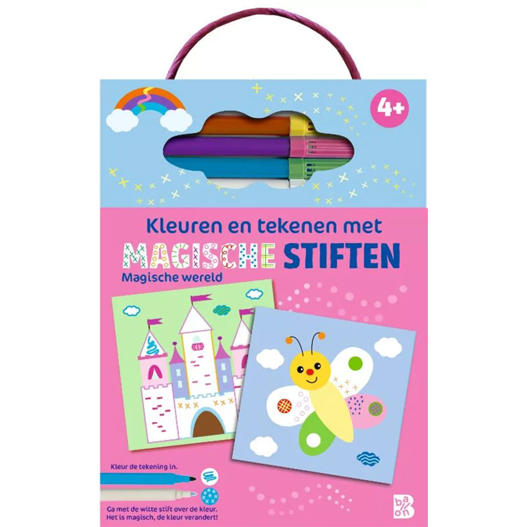 ballon kleuren en tekenen met magische stiften - magische wereld