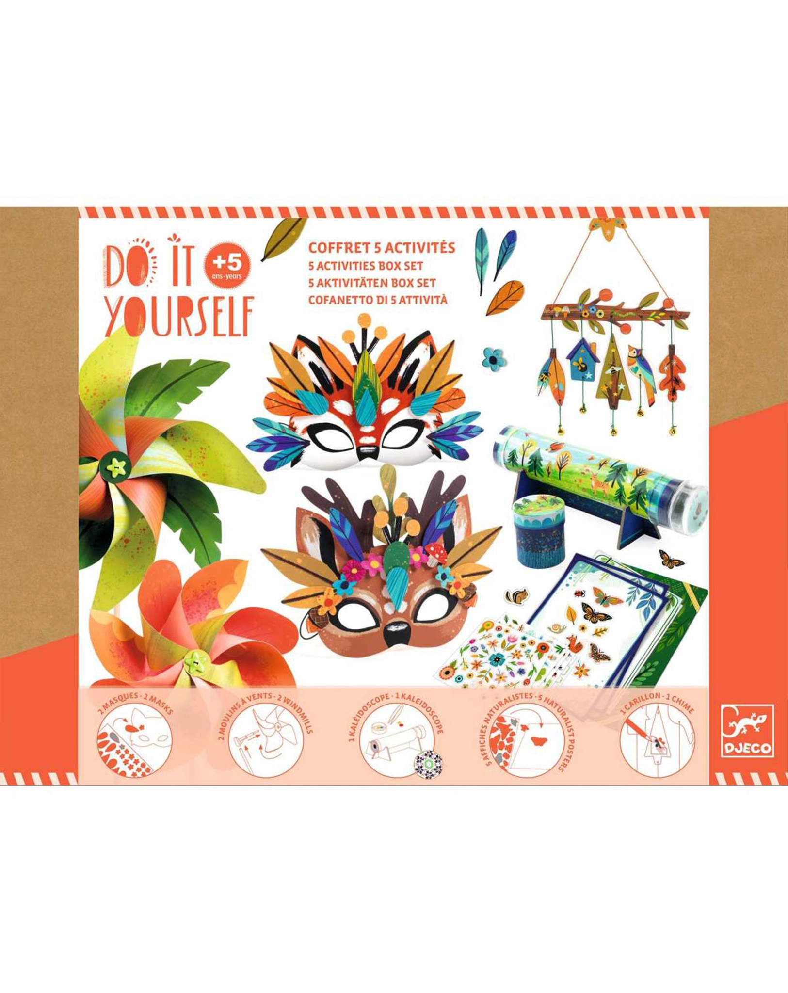 Bastelset-Box NATUR 108-teilig