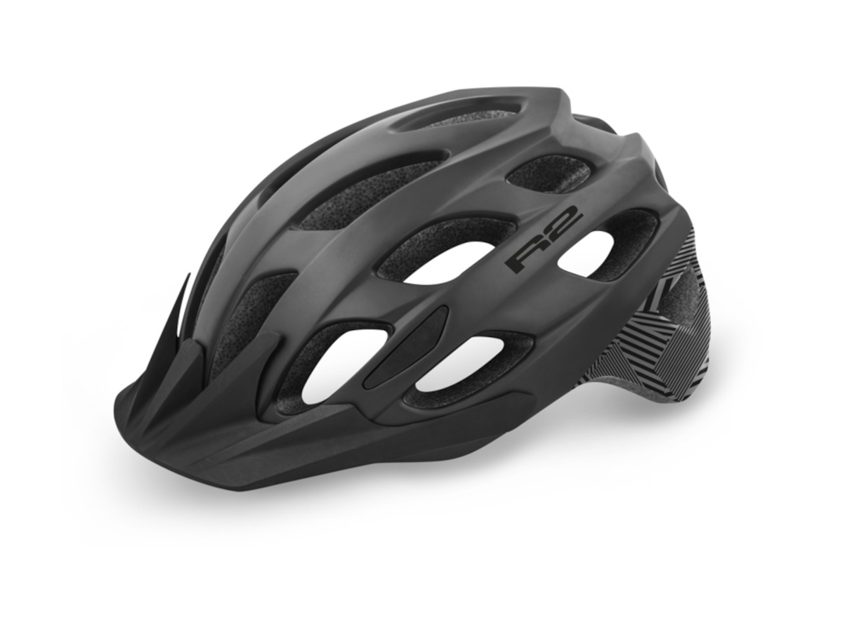 R2 Cliff Black fietshelm - Maat L