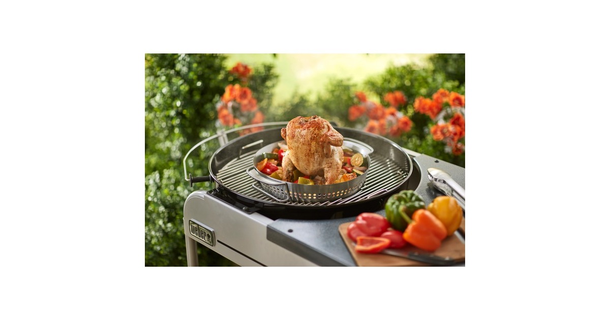 WeberGevogeltestomer grillkorf  (Roestvrij staal)