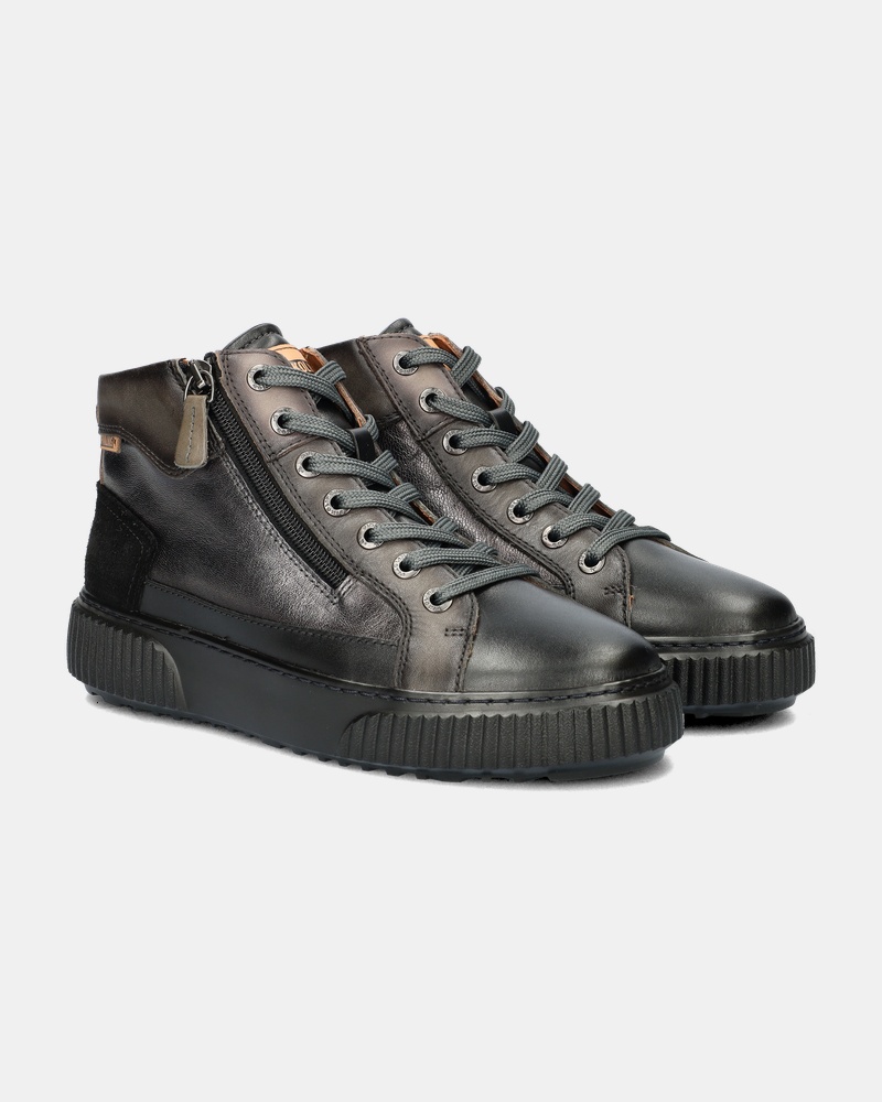 Pikolinos Riells Hoge sneakers  - zwart