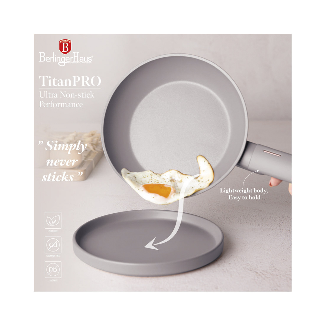 Berlinger Haus 10-teiliges Kochgeschirr-Set Taupe Collection