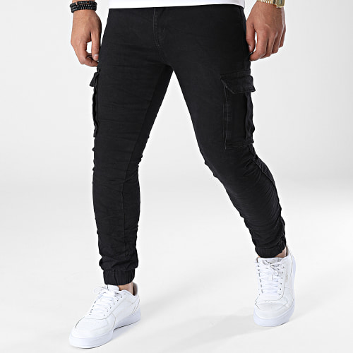 Pantalon Cargo YX-152 Noir