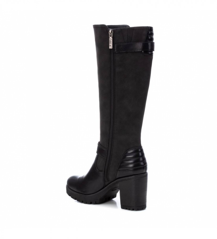 Botas Refresh 170137 pretas - Altura do salto: 9 cm -