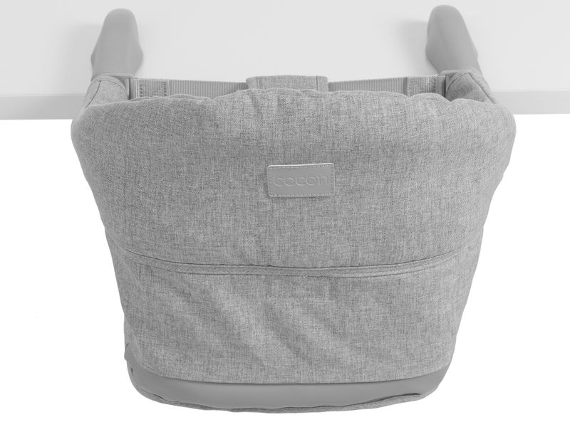 COCON Tischsitz Grau Bequemer und kompakter Sitzschutz für Babys