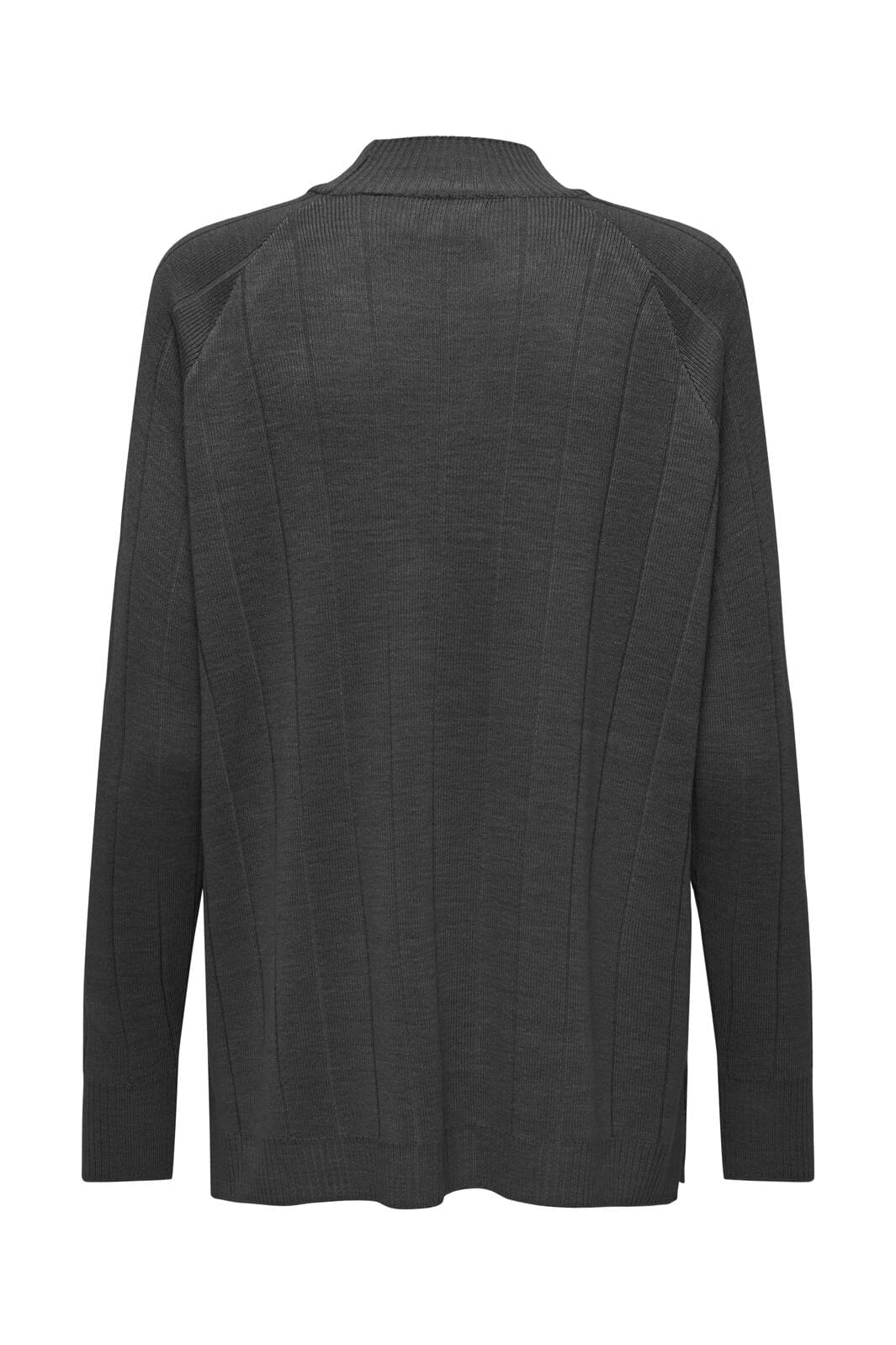 Only Onltess Ls Long High Neck Knt 4630569 dark grey melange