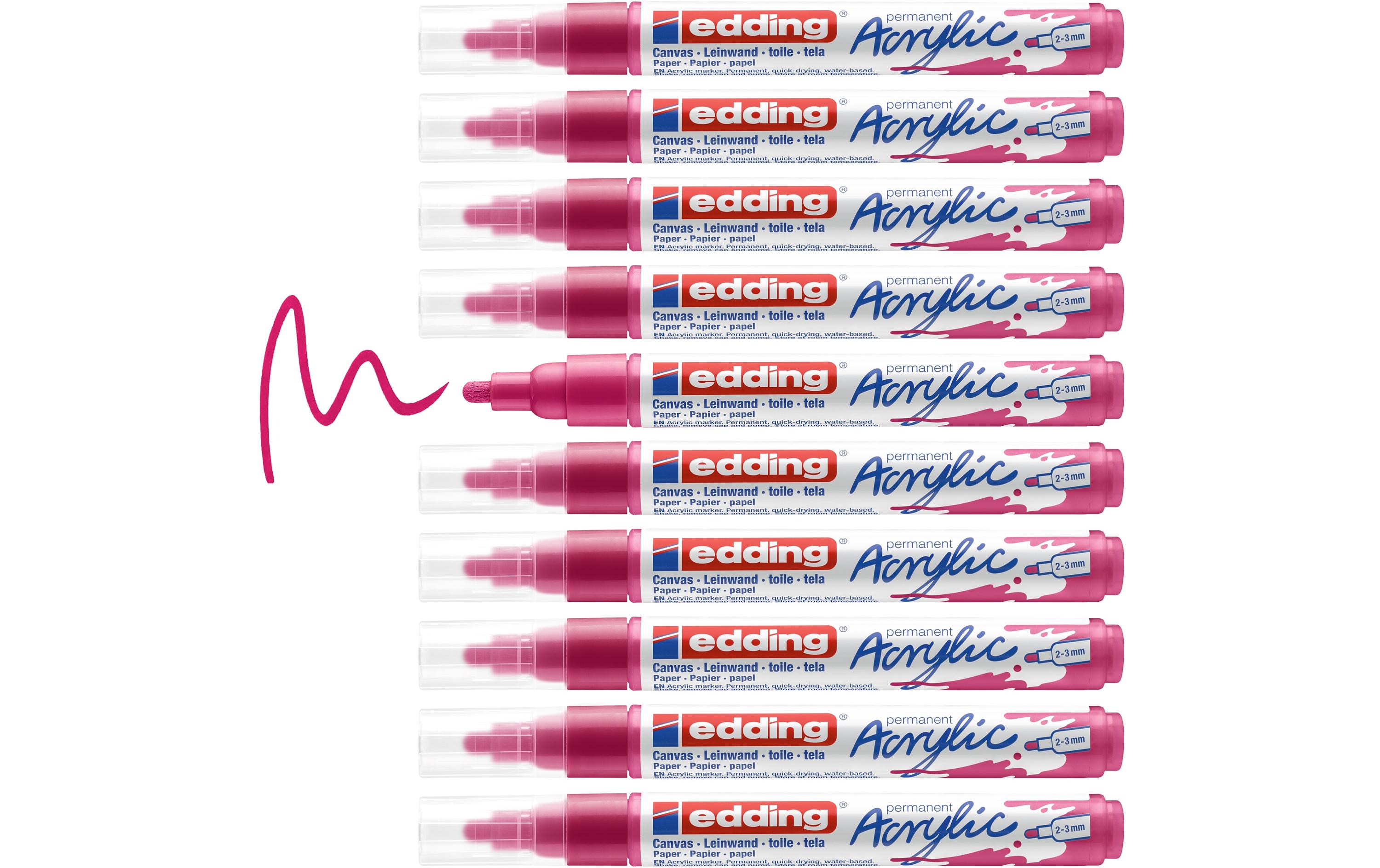 Acrylmarker 5100 Medium, RosaSchnelltrocknende Acrylstifte