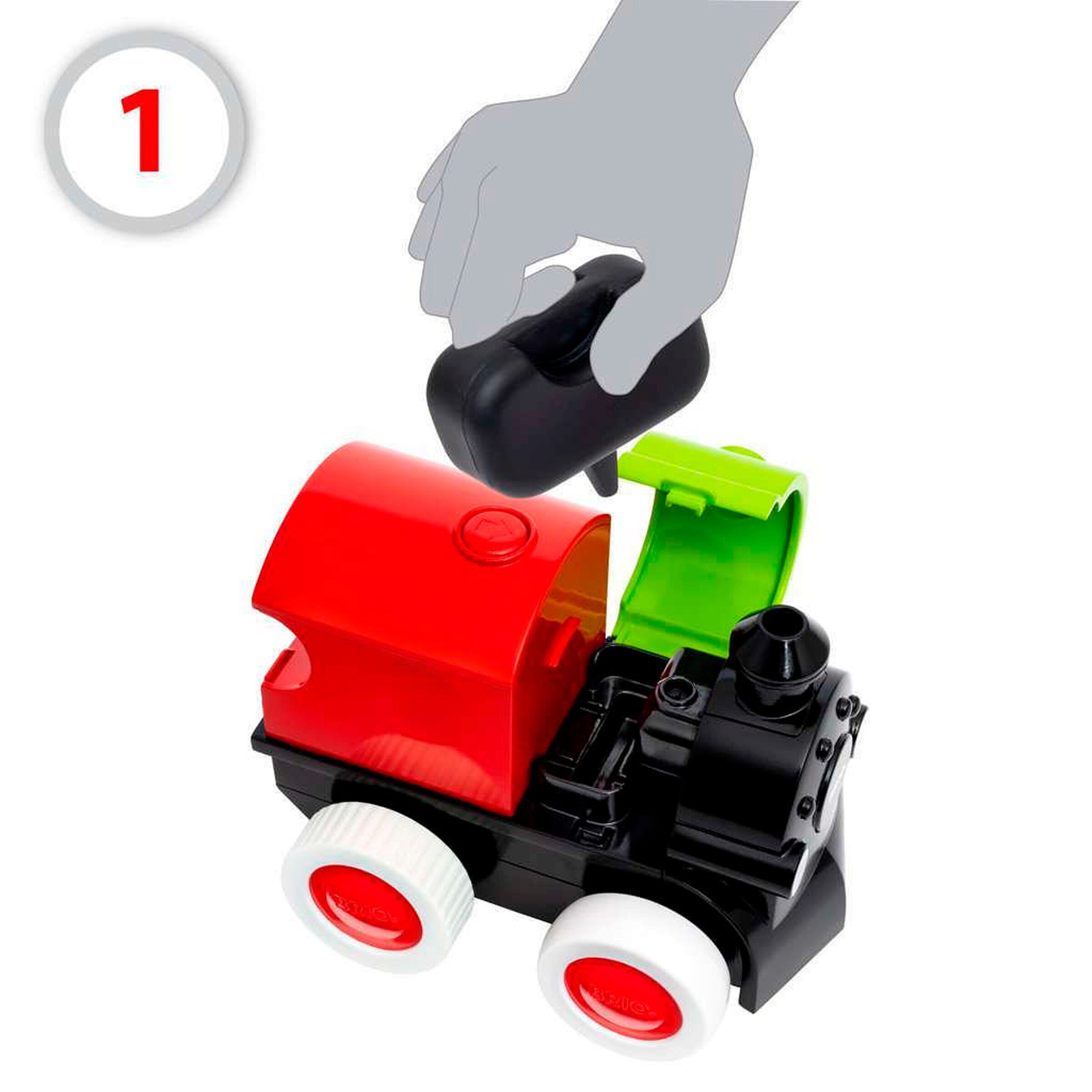 BRIO Push & Go Zug mit Dampf