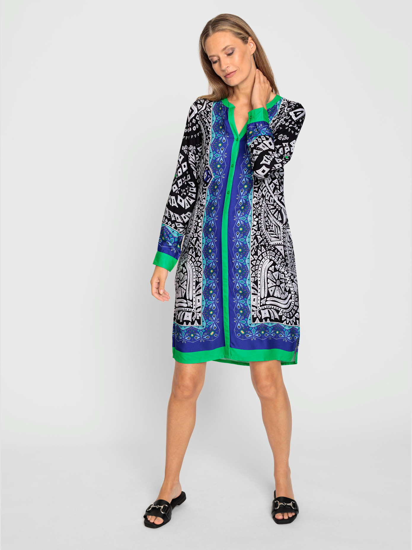 Robe imprimée qualité tissée