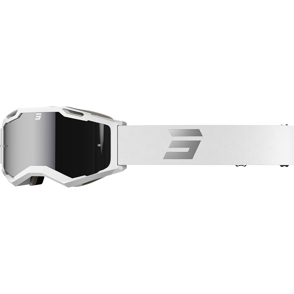 Shot - Masque Iris 2.0 Tech - Ecran iridium Blanc / Argent