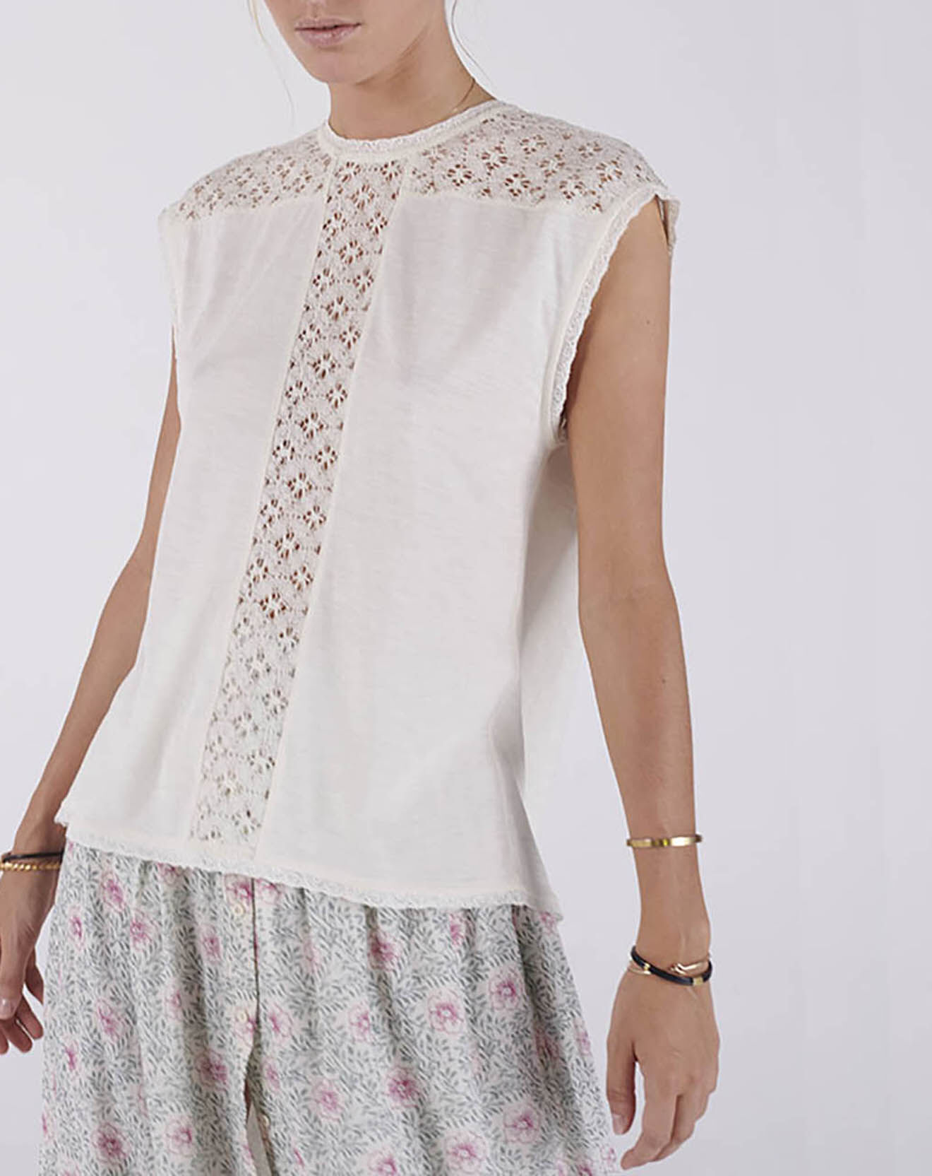 Swildens Top Darwin écru/off white