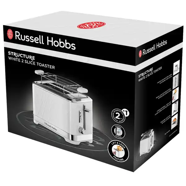 Structure Toaster weiß