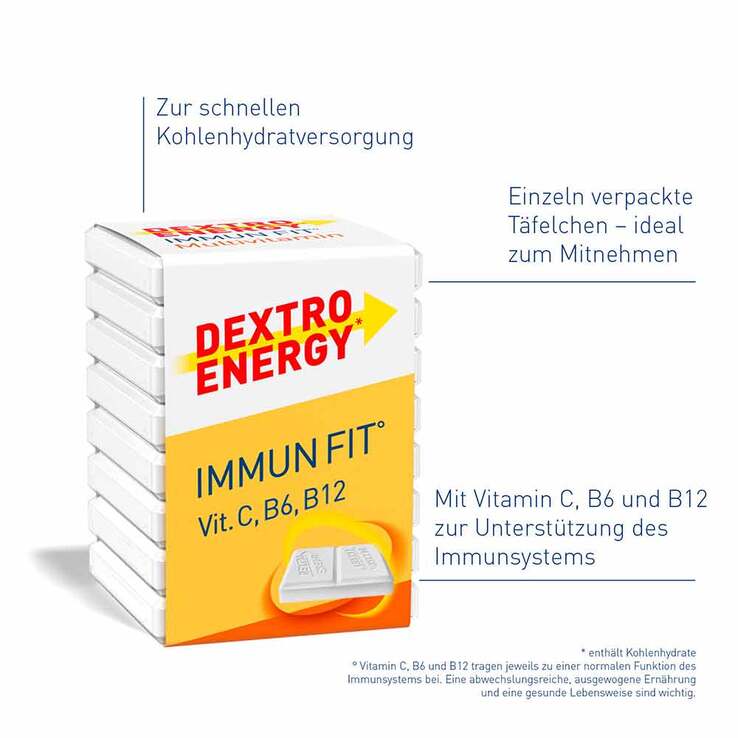 Dextro Energy Immunfit Würfel, 1 St