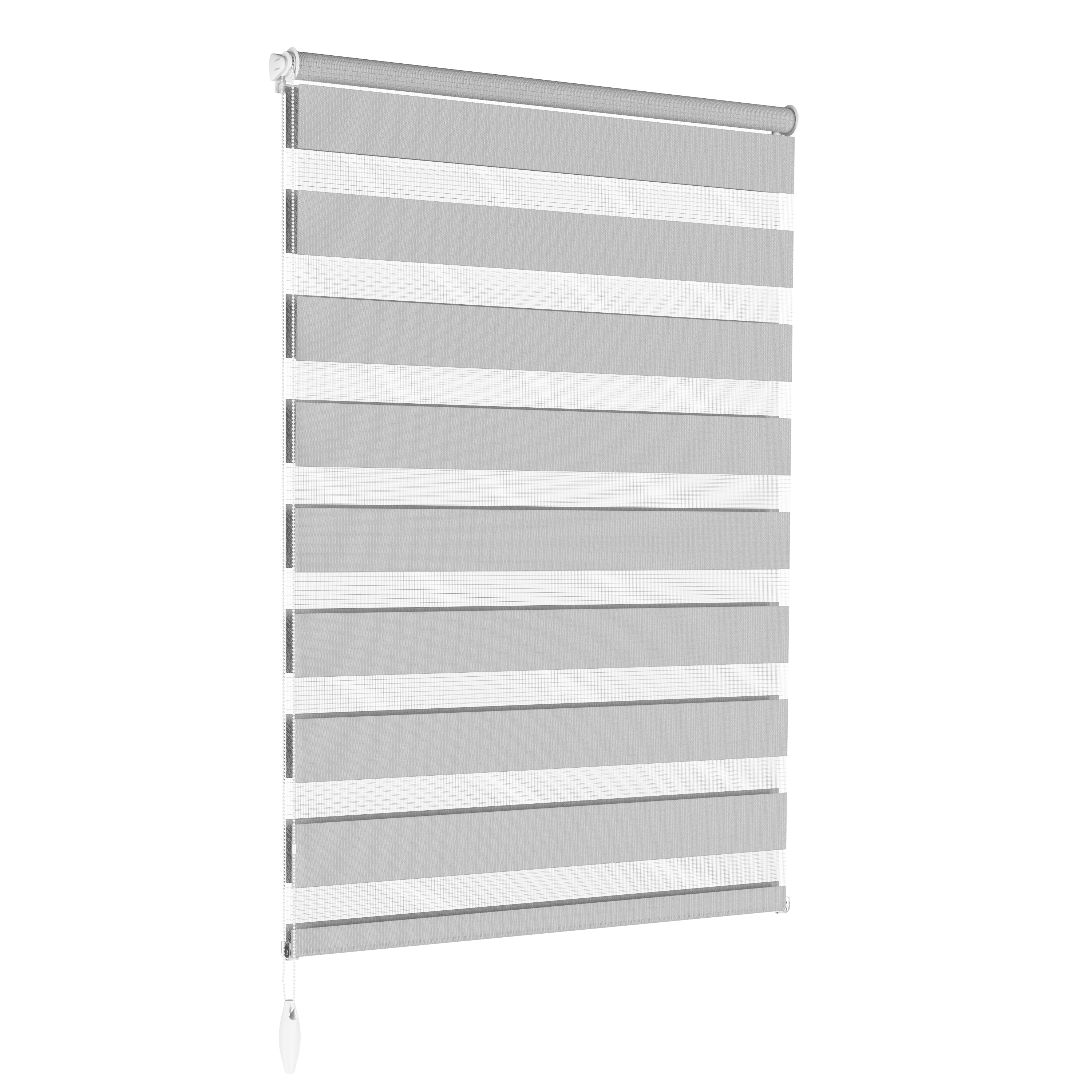 Doppelrollo grau 70 x 100 cm